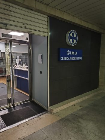 Puerta de entrada IMQ Análisis Clínicos Galdakao.